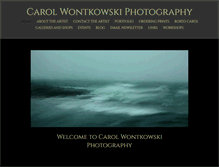 Tablet Screenshot of carolwontkowski.com